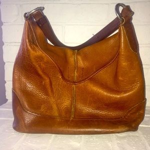 Frye Cara Cognac Hobo Bag